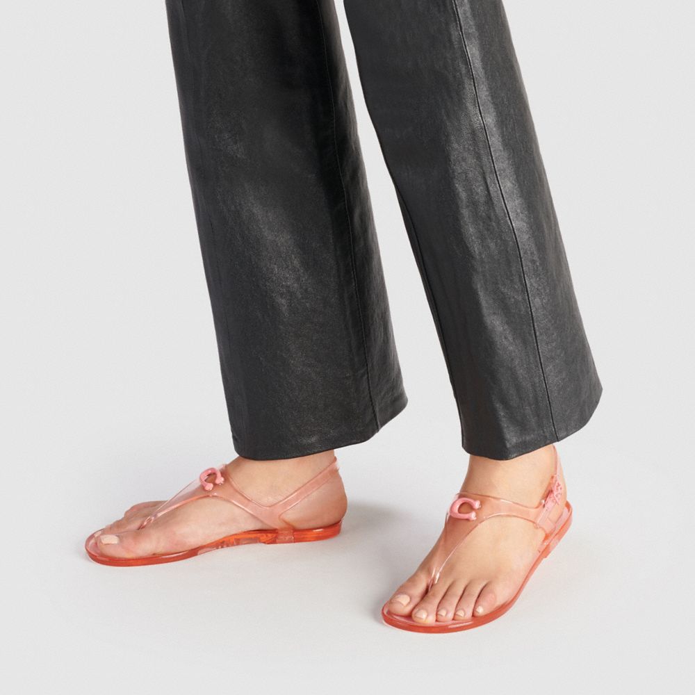 COACH®,Natalee Jelly Sandal,,Detail View