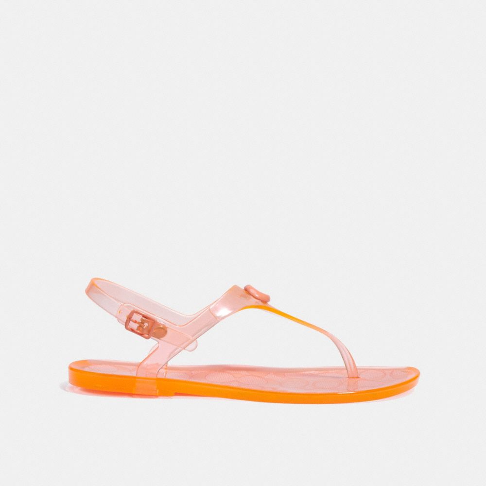 COACH®,Natalee Jelly Sandal,,Angle View