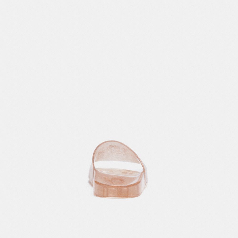 COACH®,Ulyssa Slide,Rubber,Slides,Pool,Beige,Alternate View