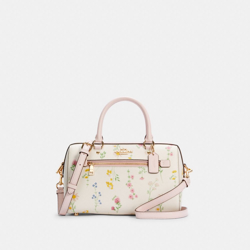 Satchel Rowan avec espace imprimé Fleur sauvage