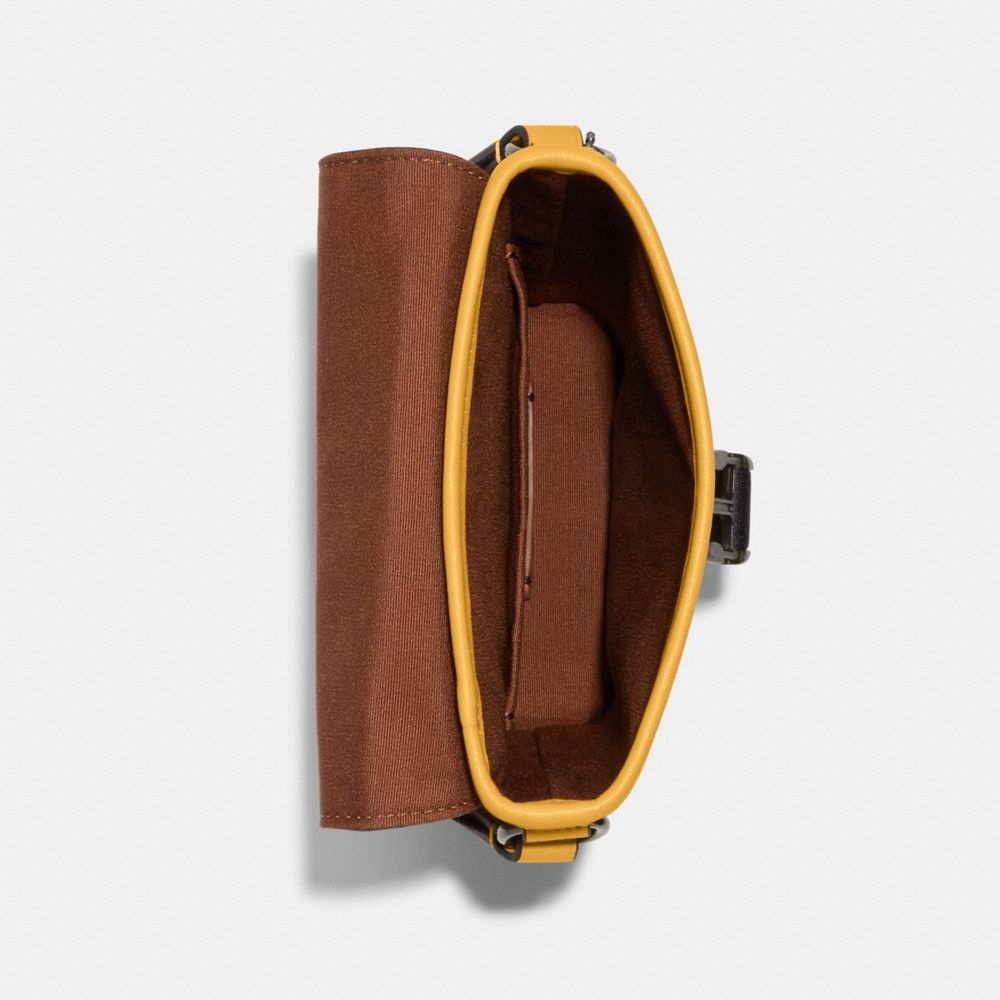 Track Small Flap Crossbody In Signature Canvas