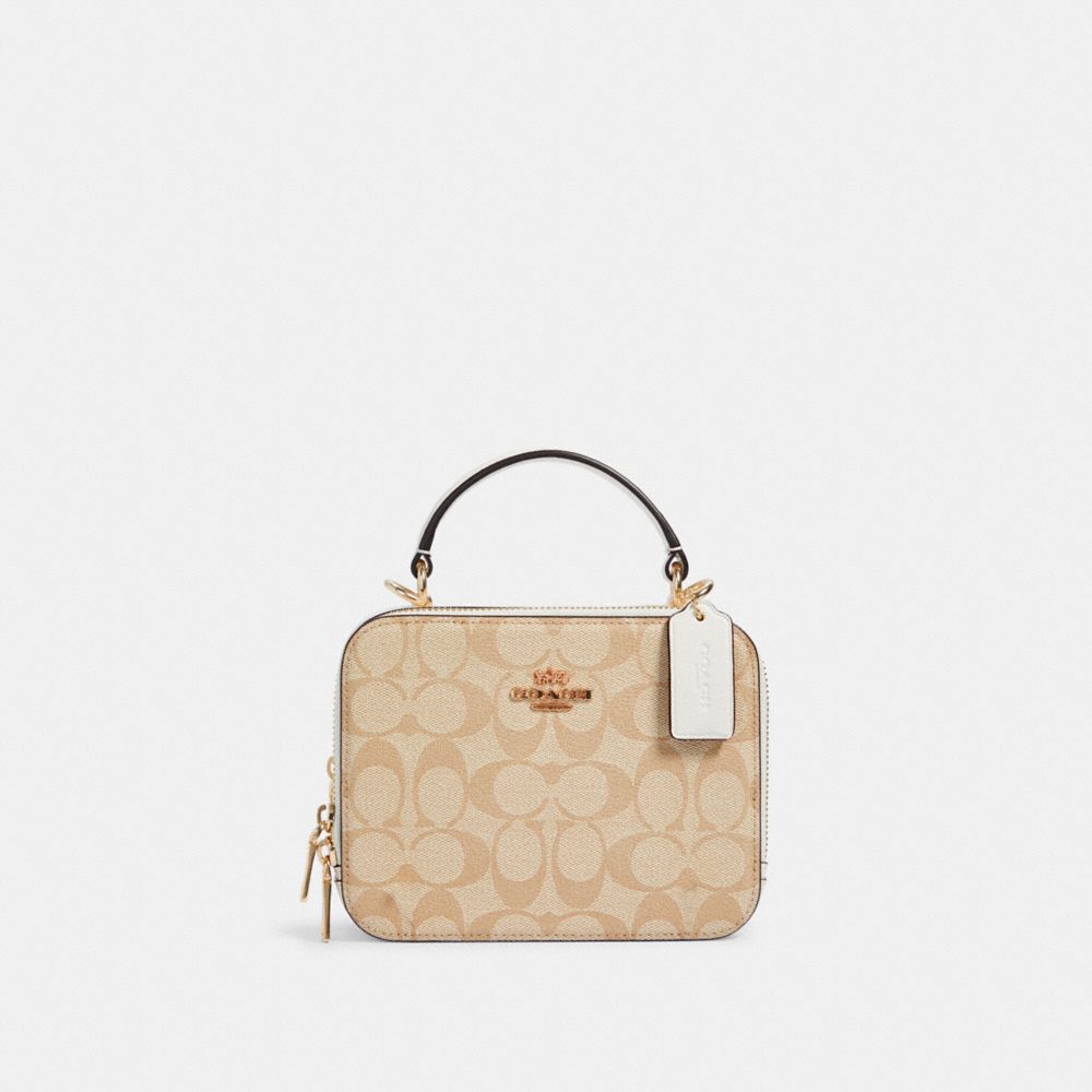 COACH® Outlet  Box Crossbody In Signature Canvas