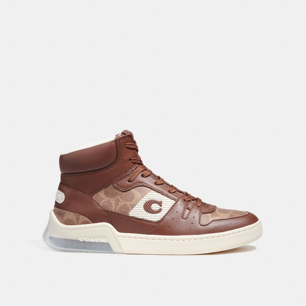 Coach high top tennis hot sale shoes