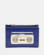 Slim Bifold Card Wallet With 80's Boombox Graphic