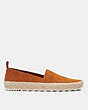COACH®,ESPADRILLE,Suede,GOLDEN BROWN,Angle View