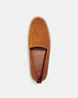 COACH®,ESPADRILLE,Suede,GOLDEN BROWN,Inside View,Top View