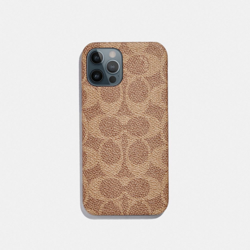 COACH Iphone 12 Pro Case In Signature Canvas