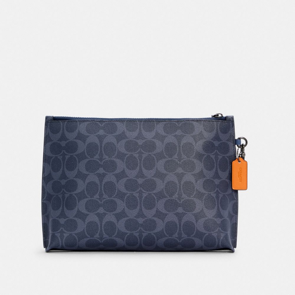 COACH Outlet Carryall Pouch In Colorblock Signature Canvas