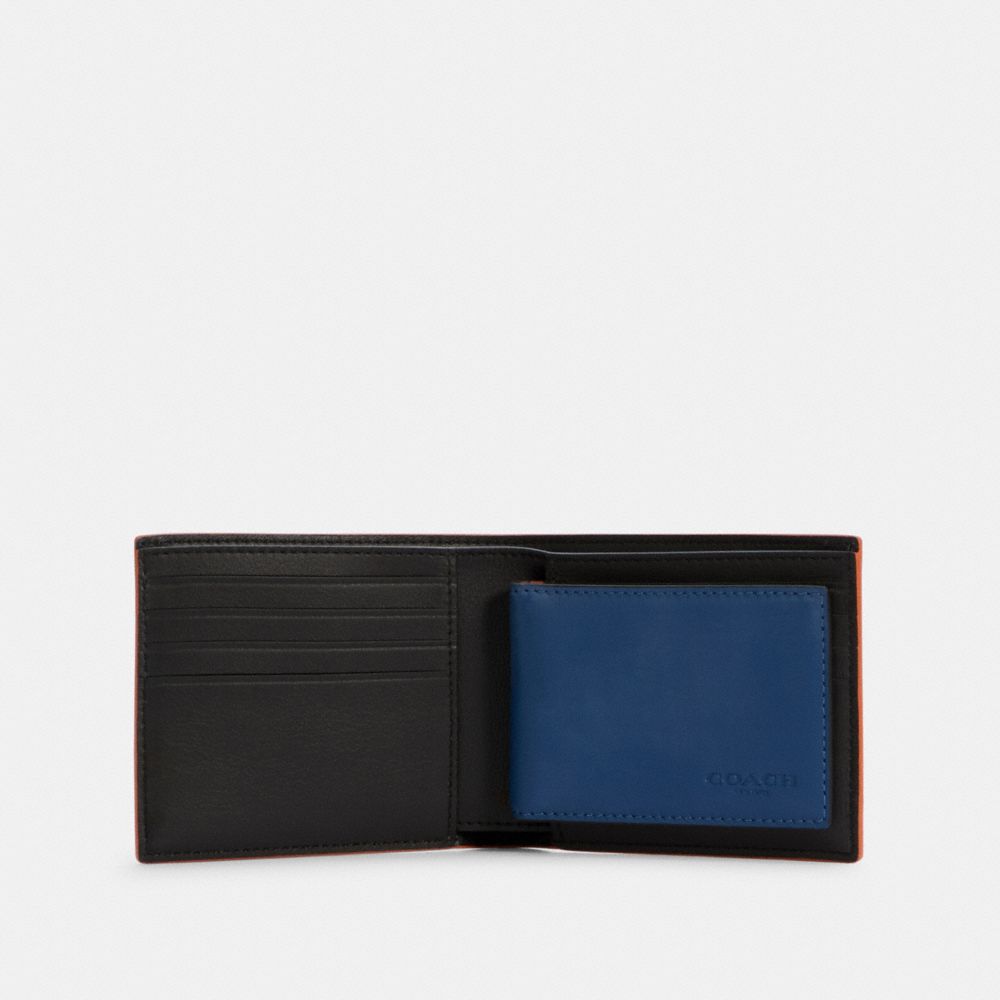 COACH®,3 In 1 Wallet In Colorblock,,Inside View,Top View