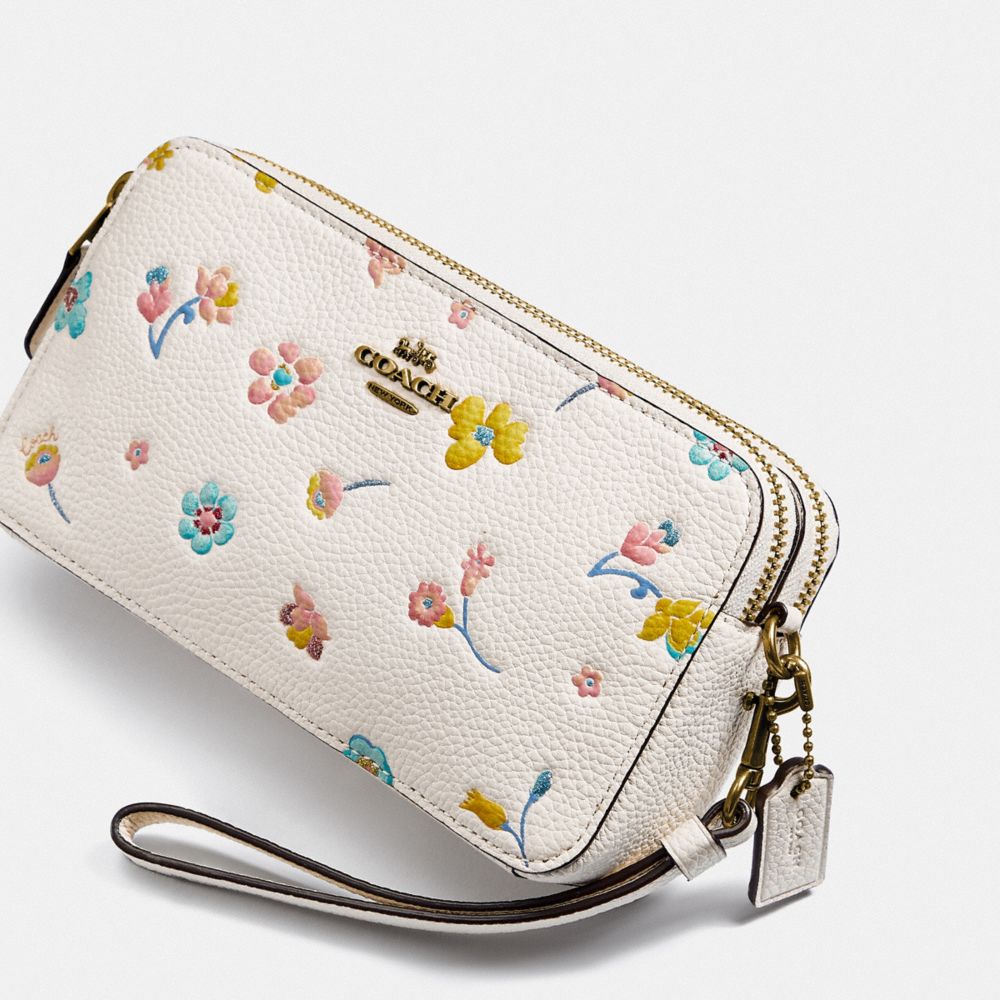 Kira Crossbody With Watercolor Floral Print COACH