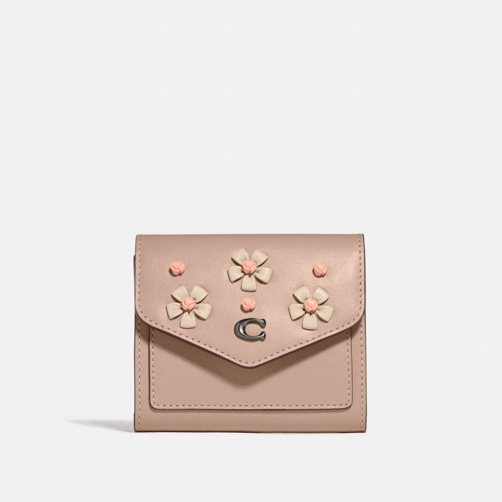 Rose print best sale coach wallet