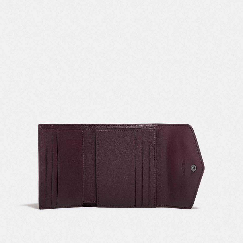 Petit Portefeuille Wyn Avec Nœud Rose De Thé