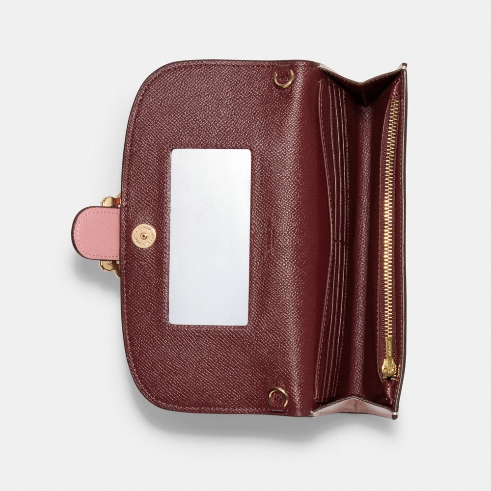 COACH®,Gemma Clutch Crossbody In Colorblock,,Inside View,Top View