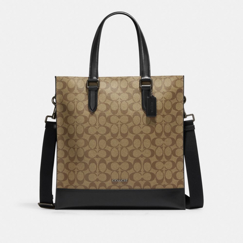 Coach Outlet Graham Structured Tote in Signature Canvas