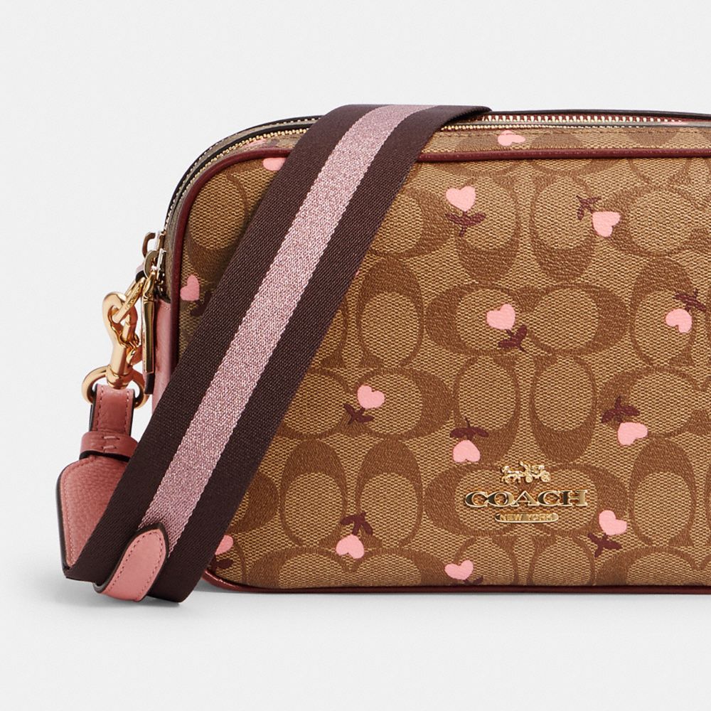 Jes crossbody with heart floral print new arrivals