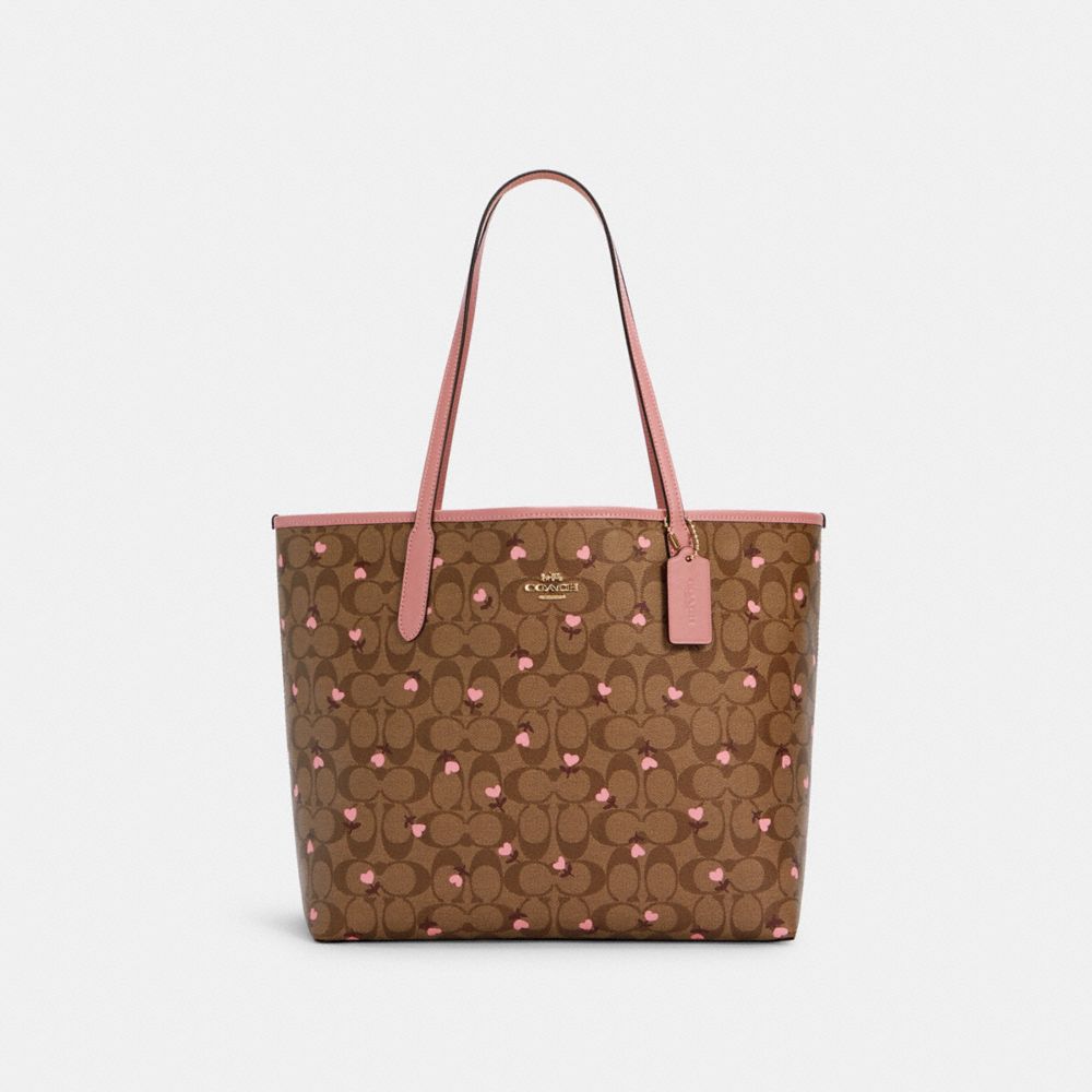 Coach reversible hotsell tote floral