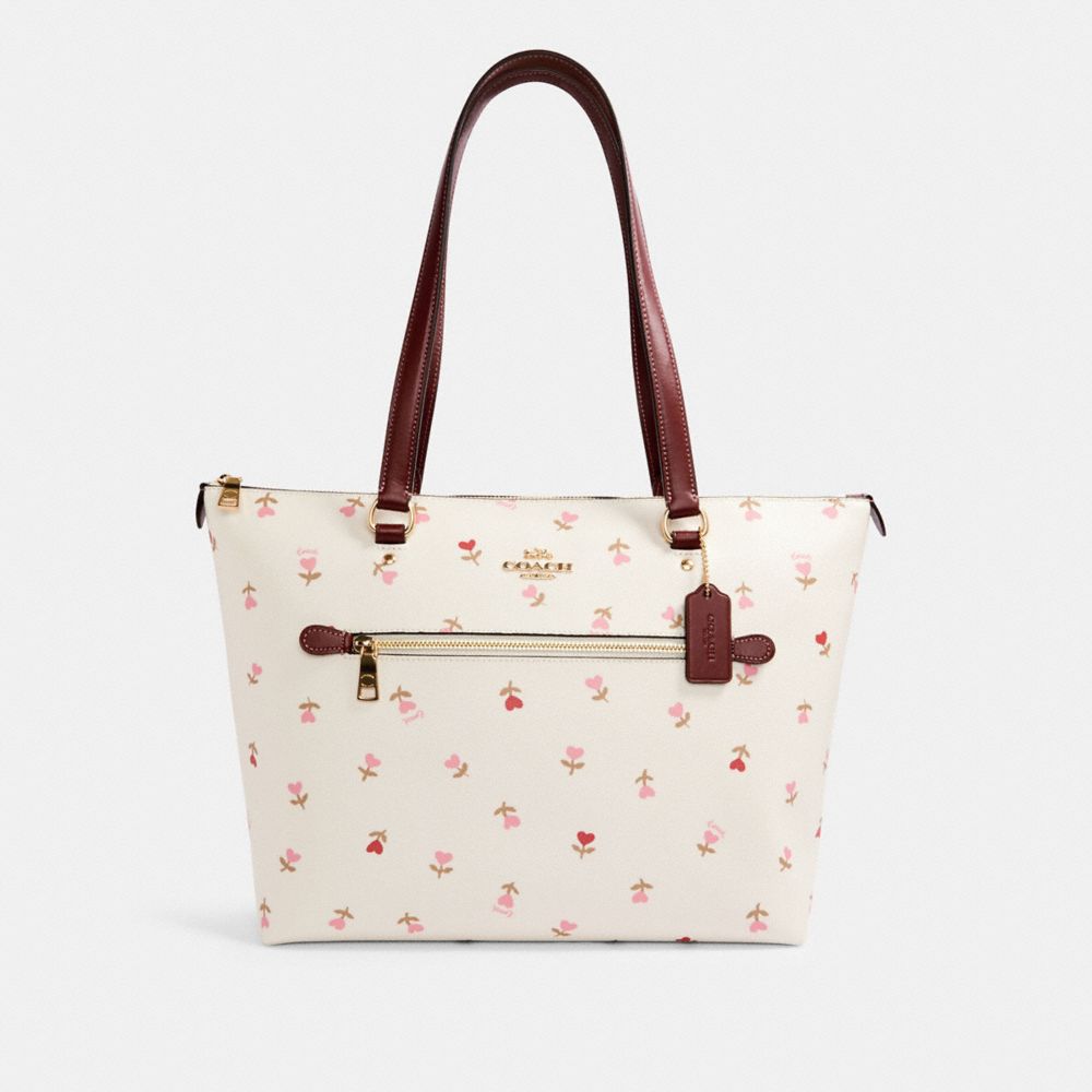 Coach tote with outlet flowers