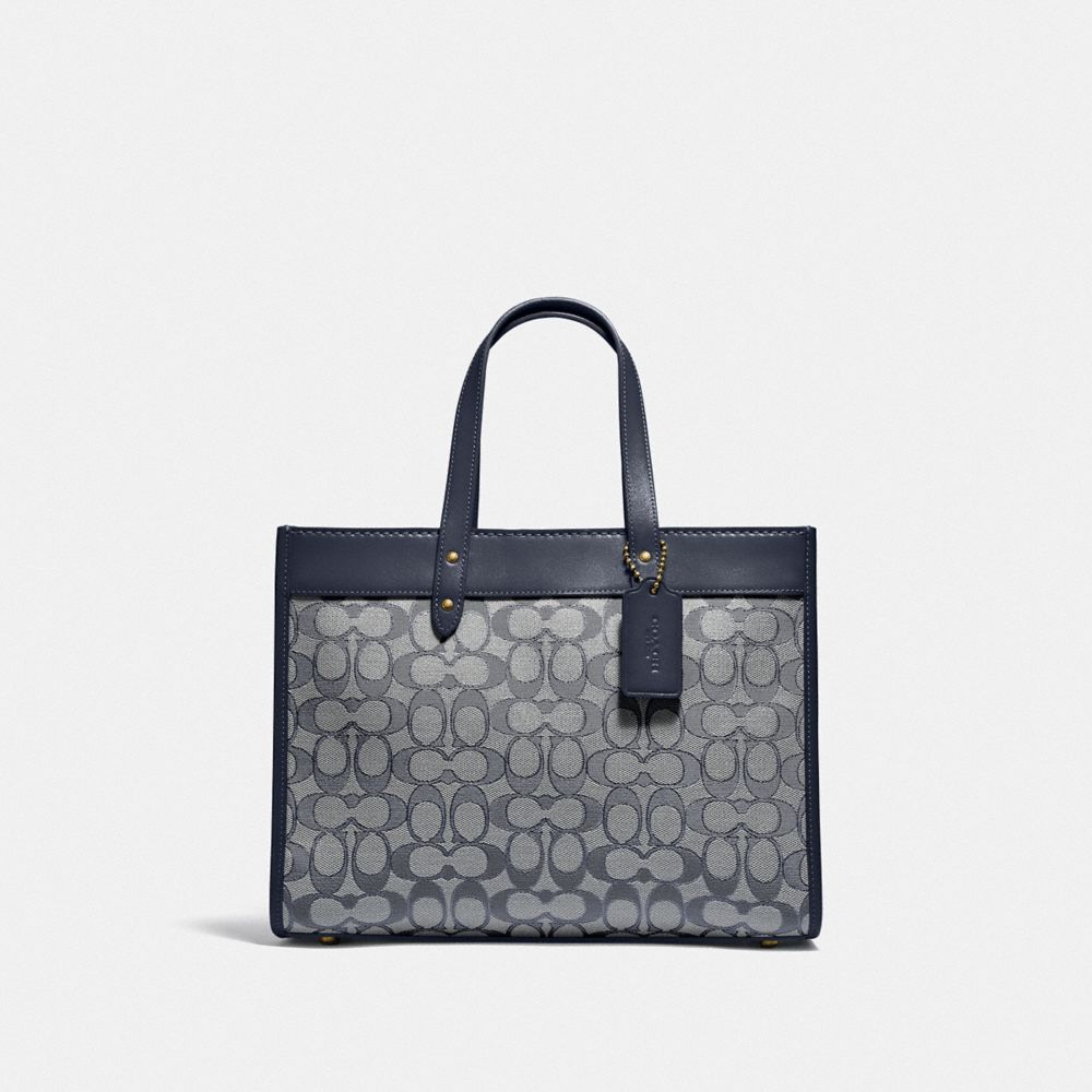 COACH Signature Jacquard Field Tote 30