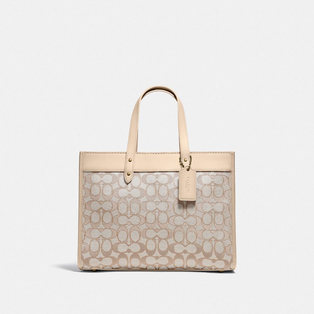 COACH Cabas De Champ 30 En Jacquard Signature