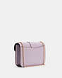 COACH®,GEORGIE CROSSBODY,Leather,Gold/Soft Lilac,Angle View