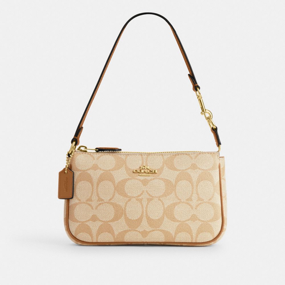 Coach COACH蔻馳 Nolita 19 Classic Presold Full Print canvas with leather  mahjong bag underarm bag hand bag small women's bag 2023, Buy Coach Online