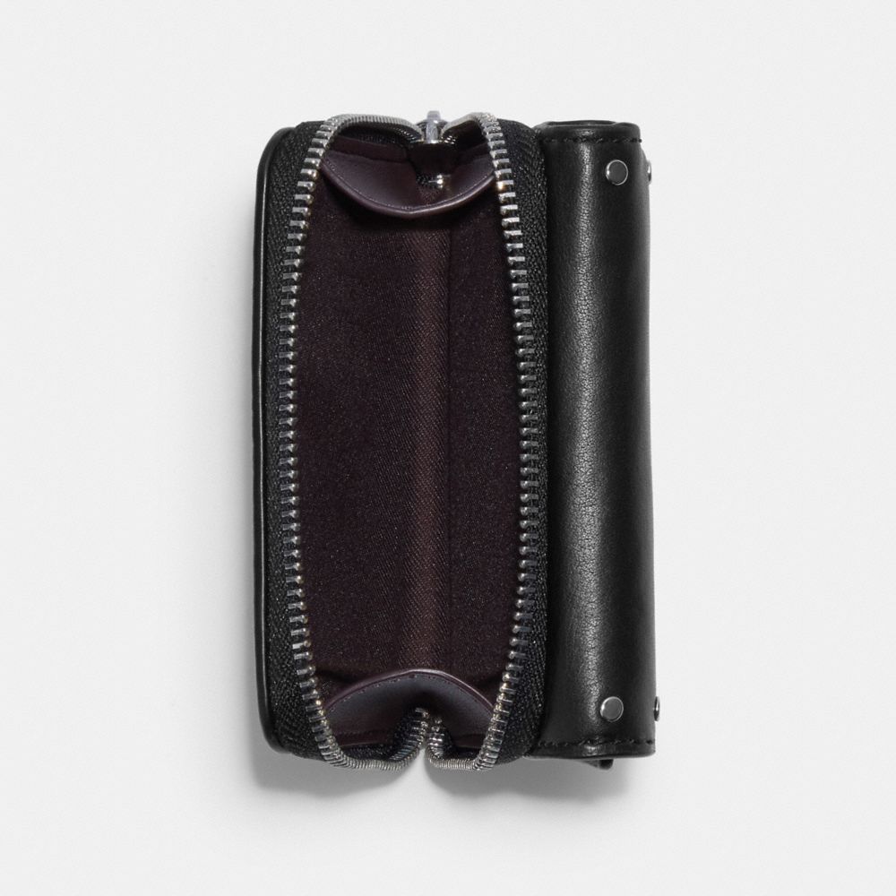 Small Trifold Wallet In Signature Canvas With Rivets