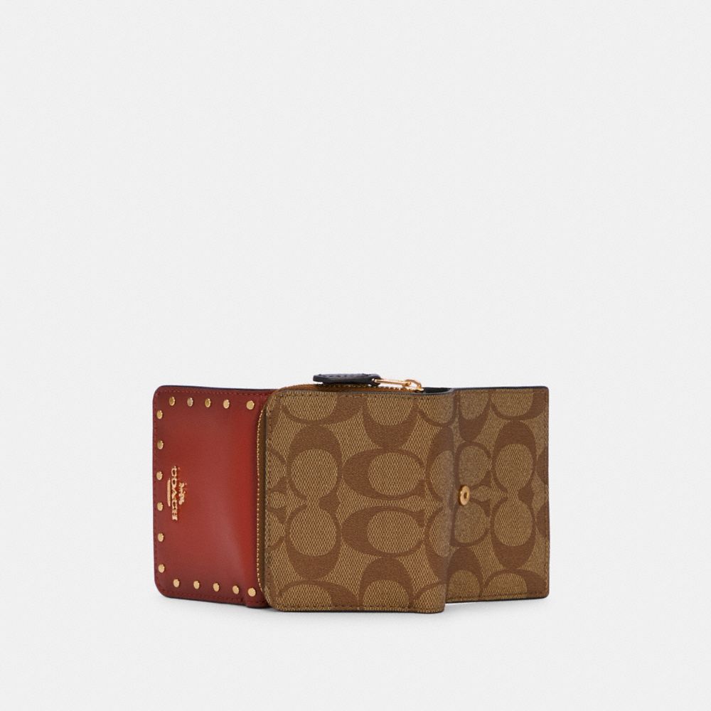 COACH® Outlet  Small Trifold Wallet In Colorblock