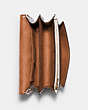 COACH®,FOLDOVER BELT BAG IN SIGNATURE CANVAS WITH RIVETS,pvc,Mini,Gold/Light Khaki Multi,Inside View,Top View