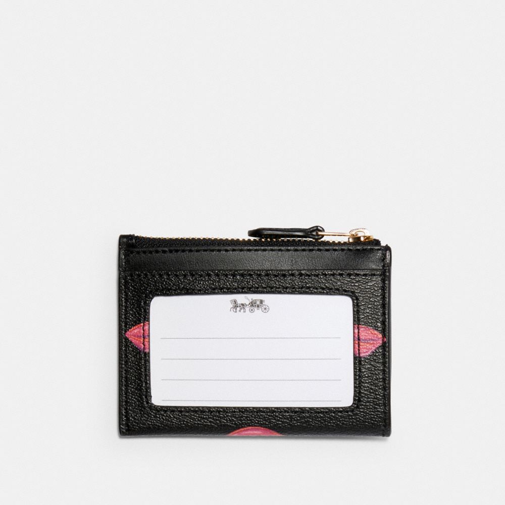 折りたたみ財布 COACH Mini Id Skinny Case With Lips Print CZ954 Coach Mini Id Skinny Case With Lips Print | Brixton Baker