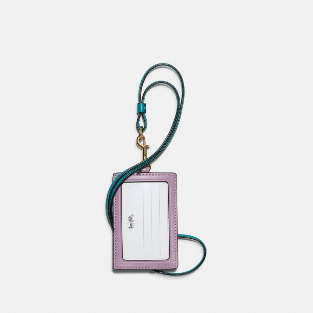 Id Lanyard In Colorblock Signature Canvas