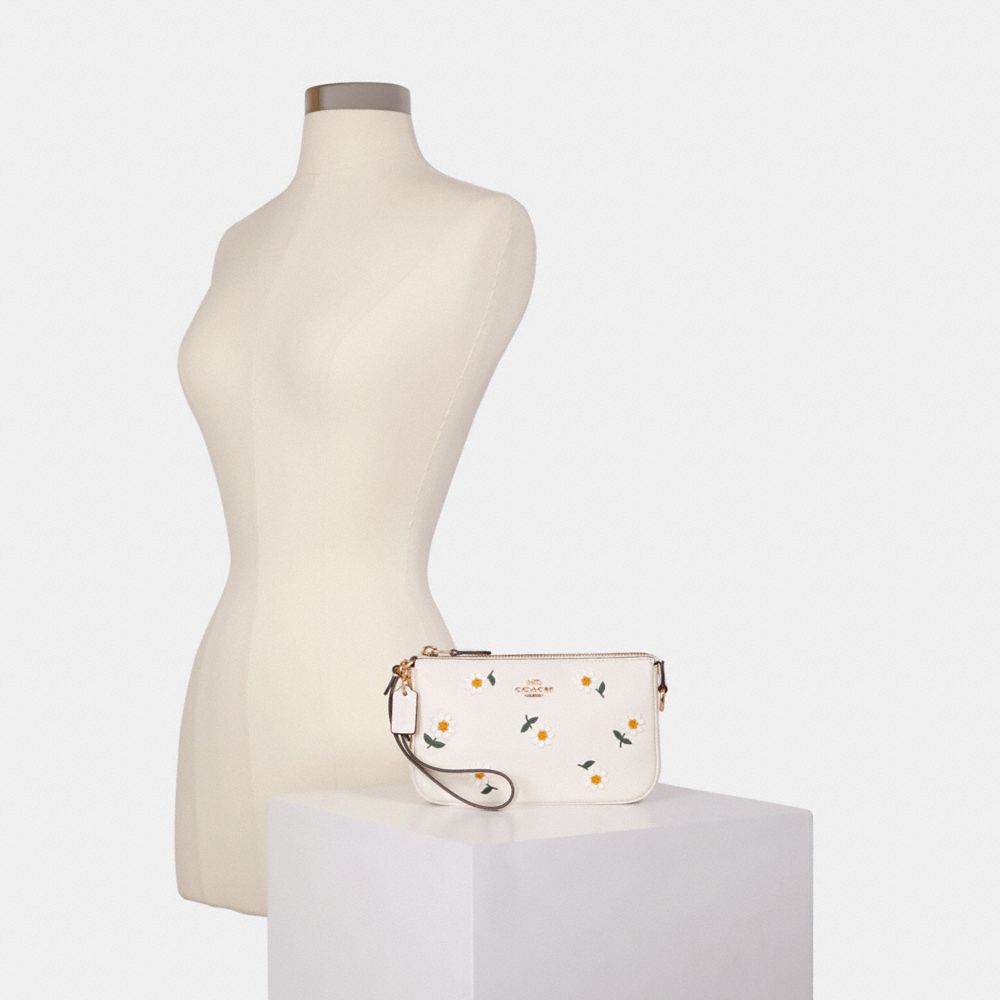 ❣️BestPrice❣️ BAG Nolita C0ach 19 Daisy Embroidery Wristlet Women Fashion