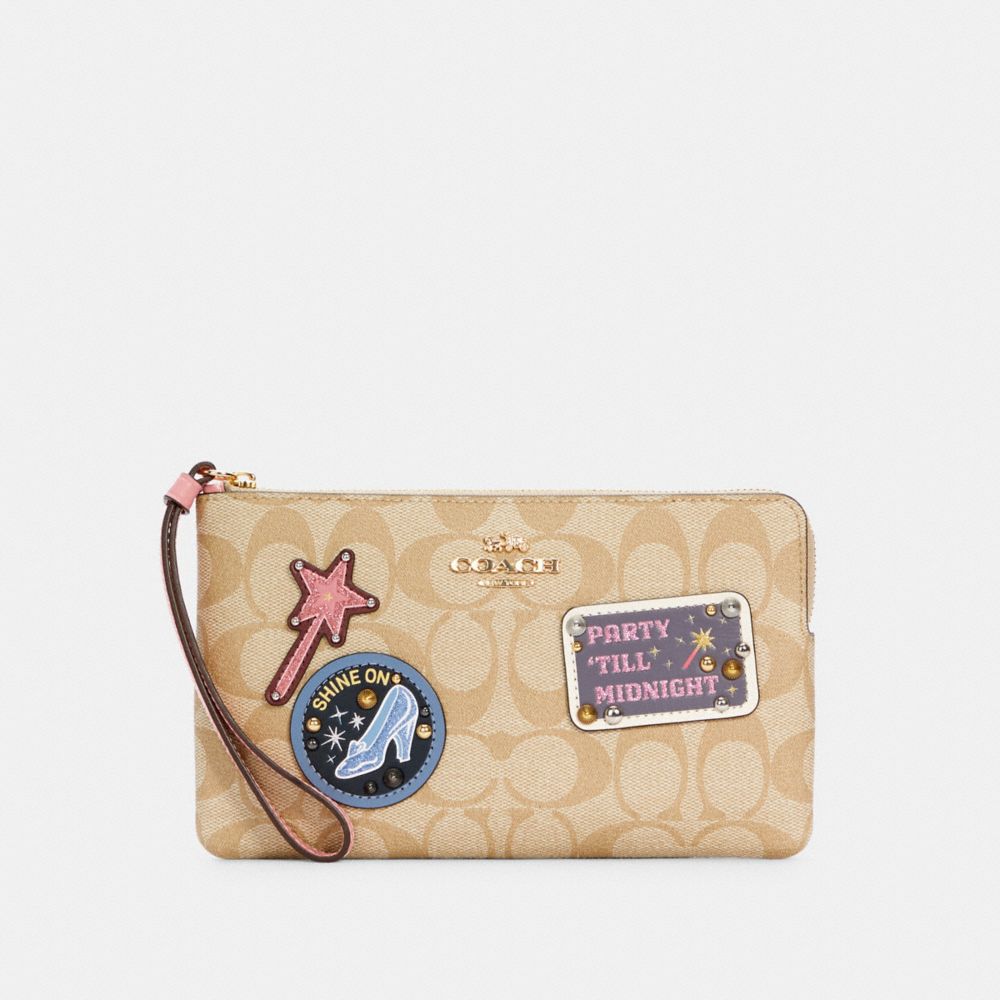 COACH® Outlet | Disney X Coach Large Corner Zip Wristlet In