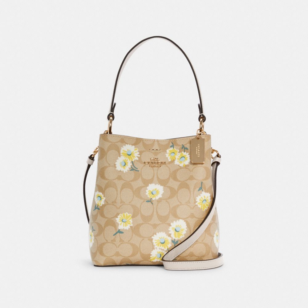 Buy the Coach Gallery Tote Bag Purse in Daisy Print Signature