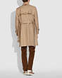 Trench Coat In Organic Cotton And Recycled Polyester