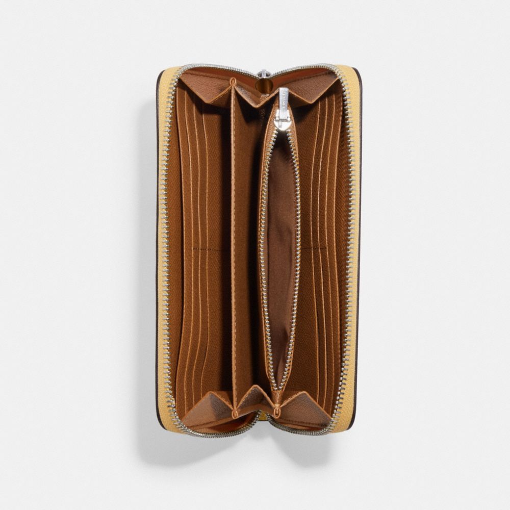 Portafoglio Lungo Donna In Pelle PU Con Cerniera - Multi Scomparti (Carte, Banconote, Monete) - Sottile E Leggero (10x19x2,5 Cm) - Eleganza Quotidiana - 5