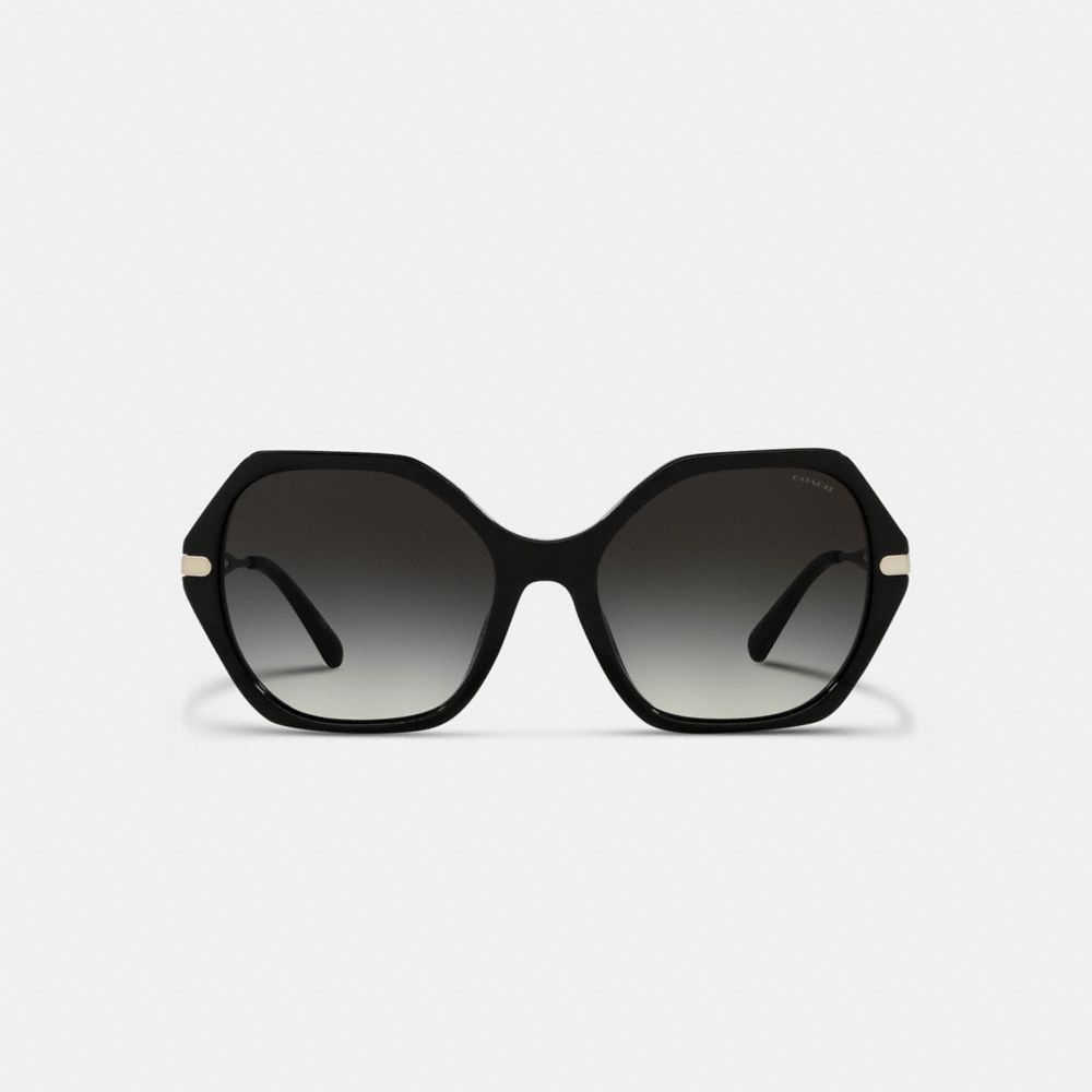 Sculpted Signature Hexagon Sunglasses