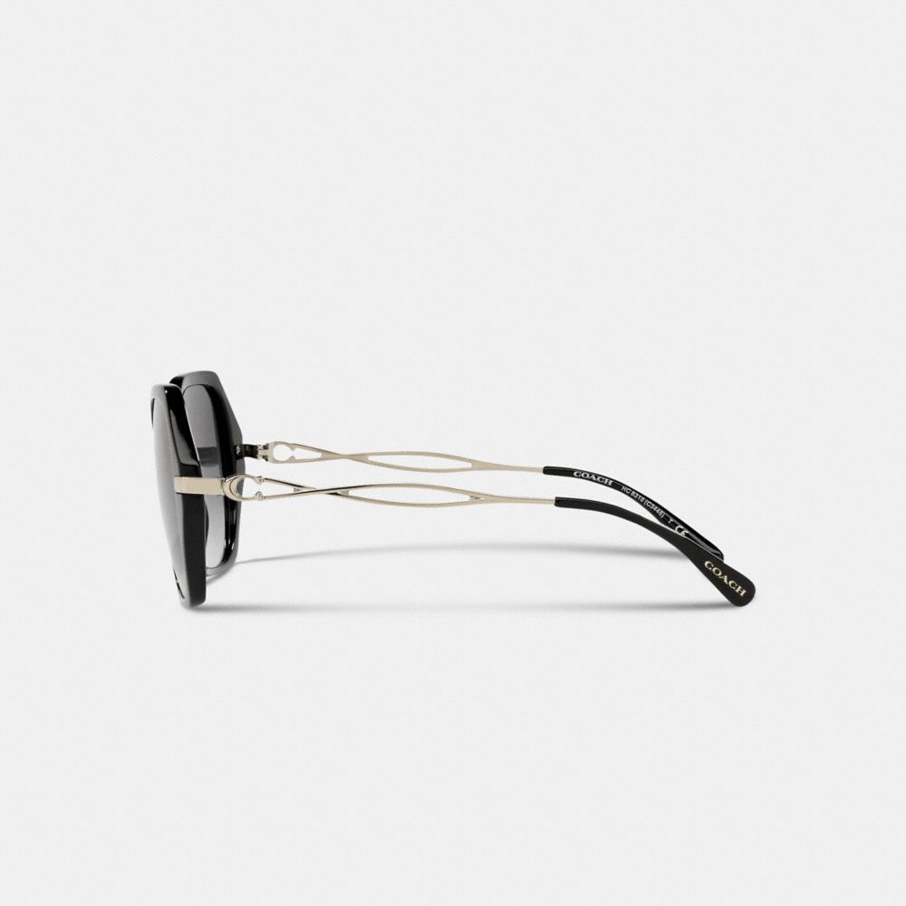 NWT Coach Sculpted Signature Hexagon sunglasses Coach C3445 Sculpted Signature Hexagon | Mercari main image 4