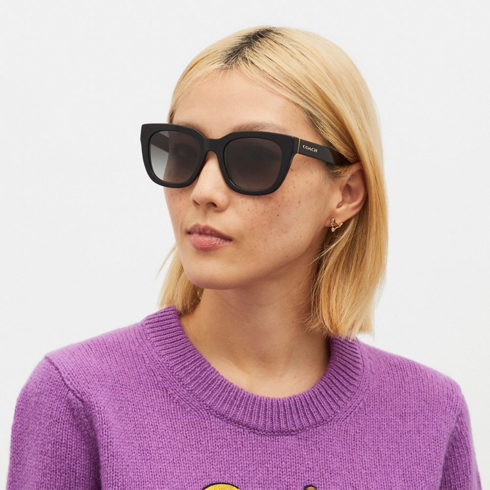 Coach shop square sunglasses