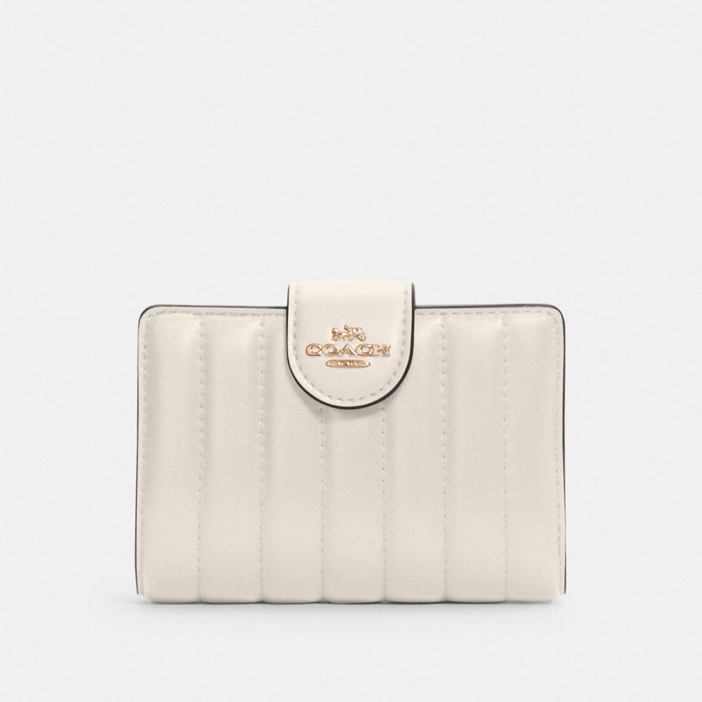 Coach medium corner zip wallet 