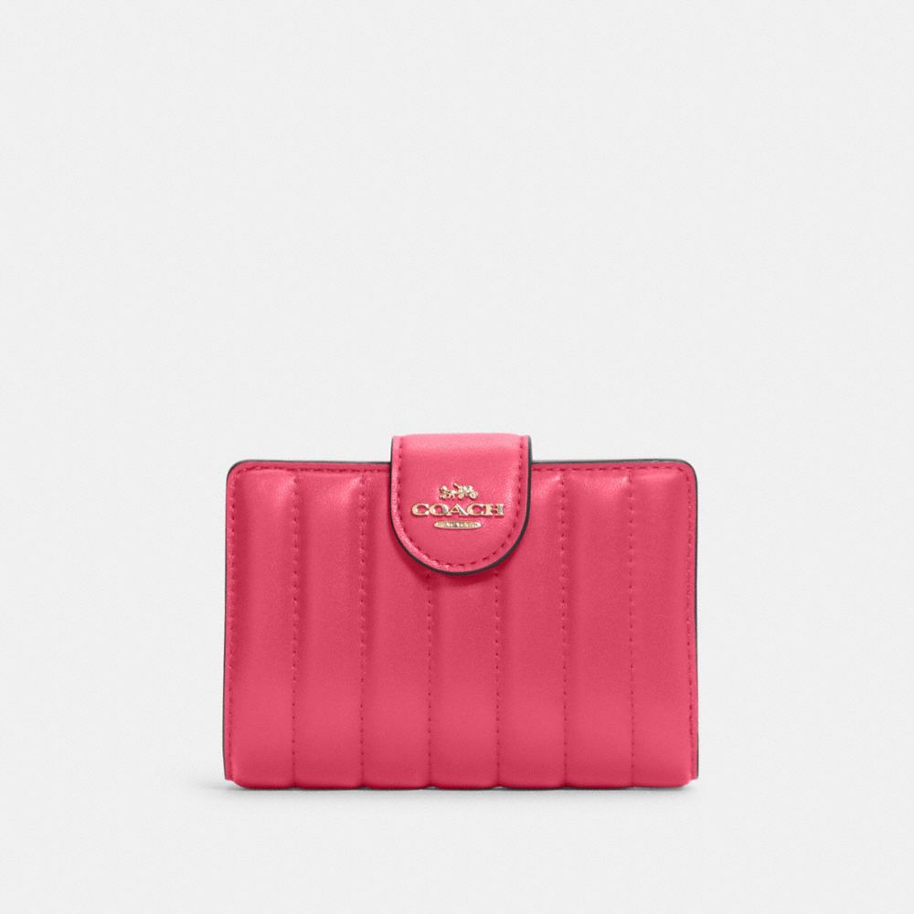 COACH Quilted Pink Zipp Wallet 1CO726K – Bagriculture