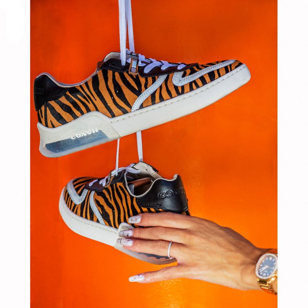 Coach Animal Print Fashion Sneakers