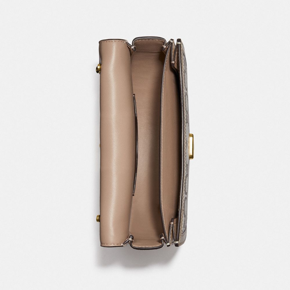 Alie Saddle Bag In Signature Jacquard