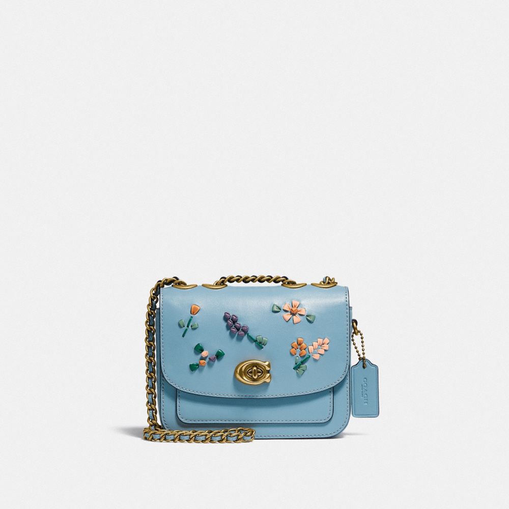 Coach Embroidered Shoulder Bags