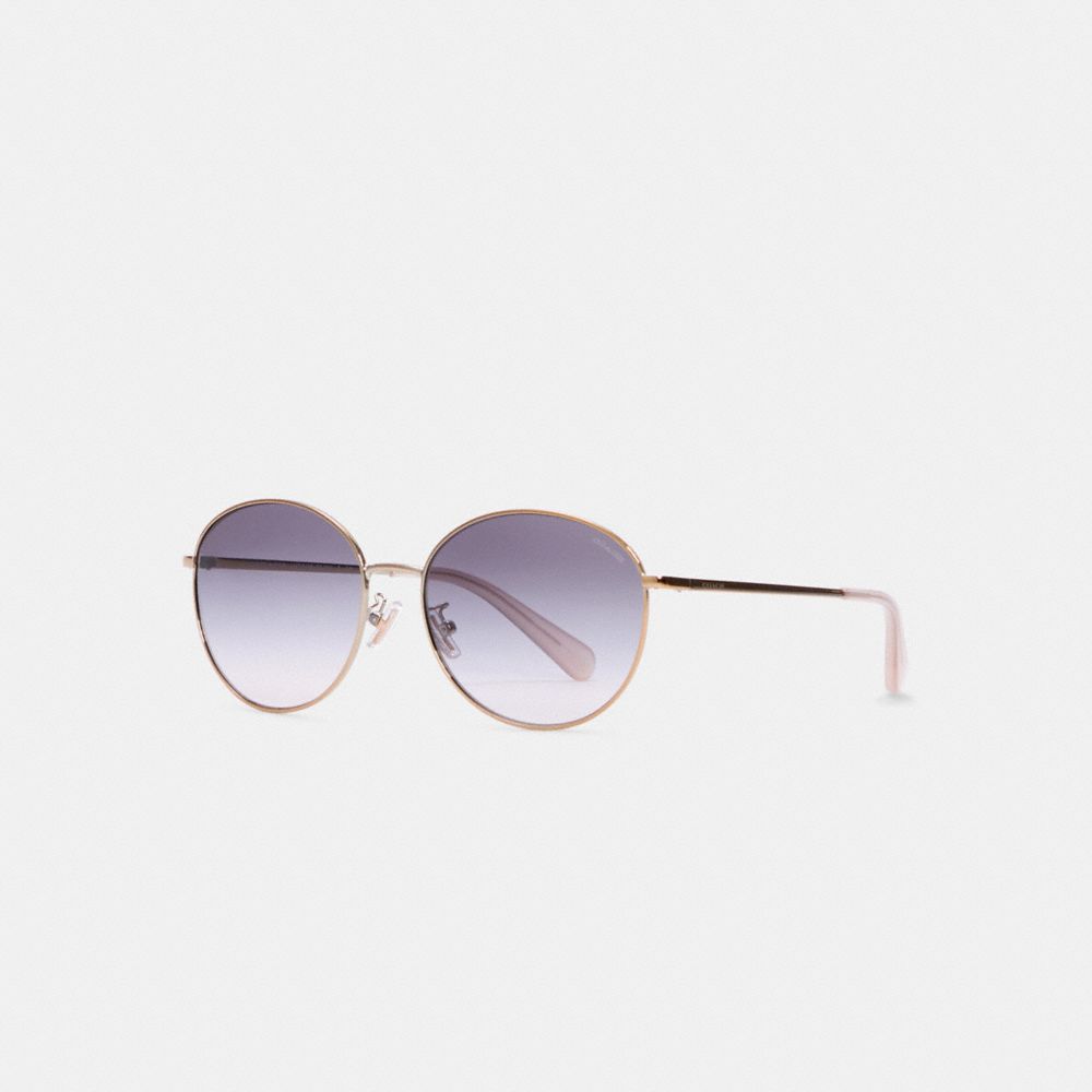 COACH® Outlet | Lia Round Sunglasses