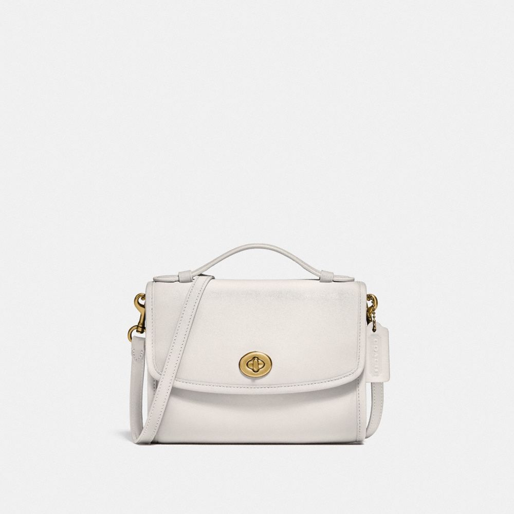 COACH®,Kip Turnlock Crossbody,,Front View