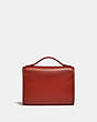 COACH®,KIP TURNLOCK CROSSBODY,Leather,Mini,Brass/Red Sand,Back View