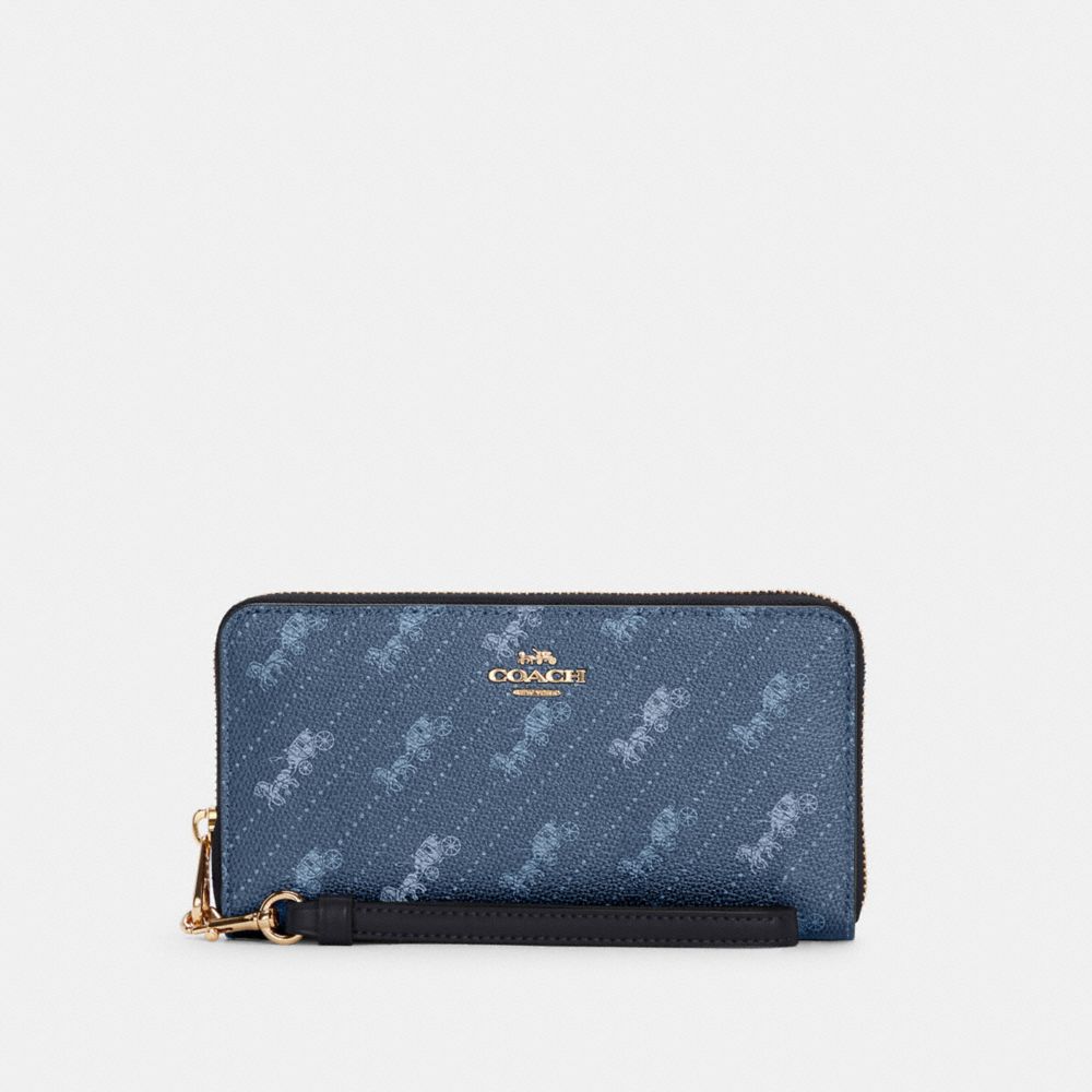 Coach horse discount and carriage wallet