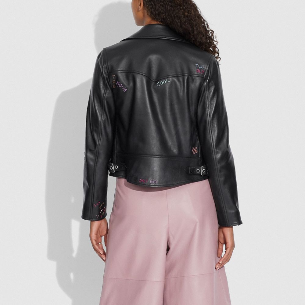 A Love Letter To New York Leather Biker Jacket