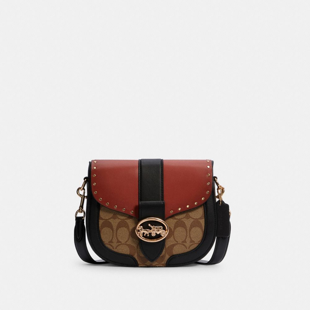 COACH® Outlet  Georgie Shoulder Bag With Rivets