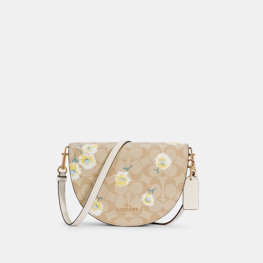 COACH Outlet Ellen Crossbody In Signature Canvas With Daisy Print